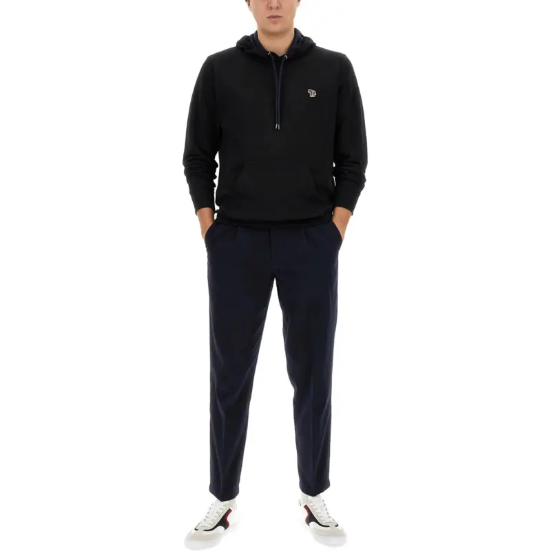 PS By Paul Smith Zebra Patch Drawstring Hoodie-2