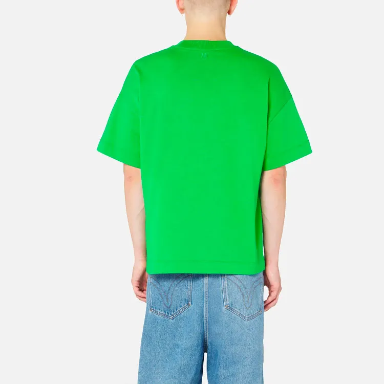 Ami Satin Label T Shirt-3