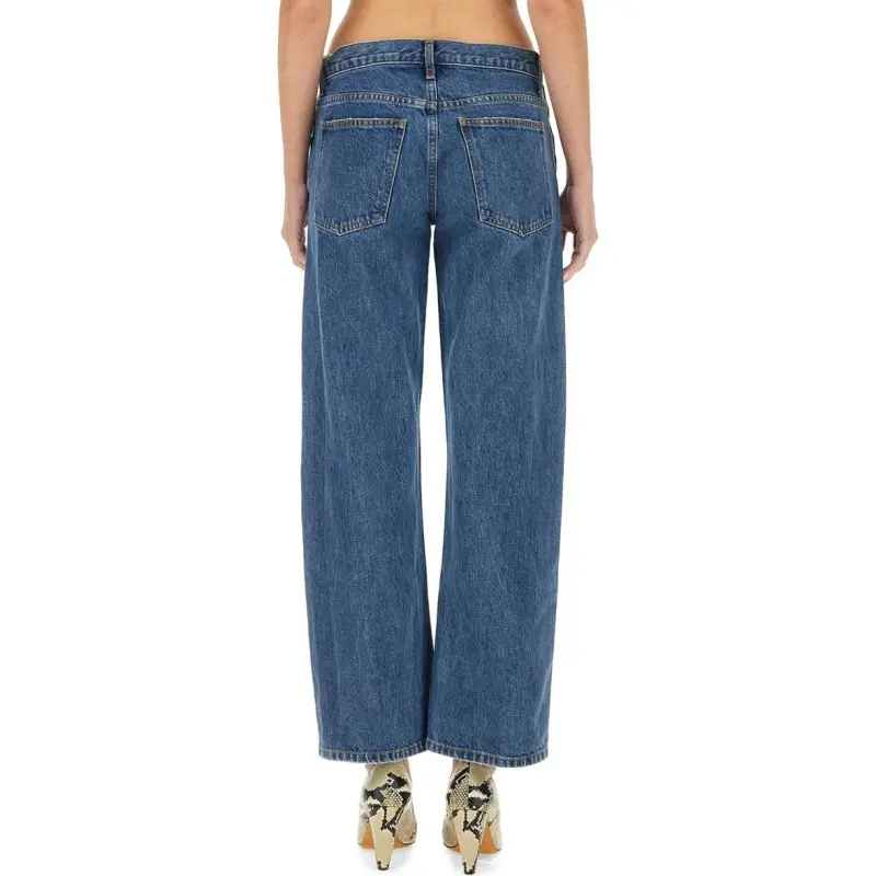 KHAITE Kerrie Straight Leg Jeans-1