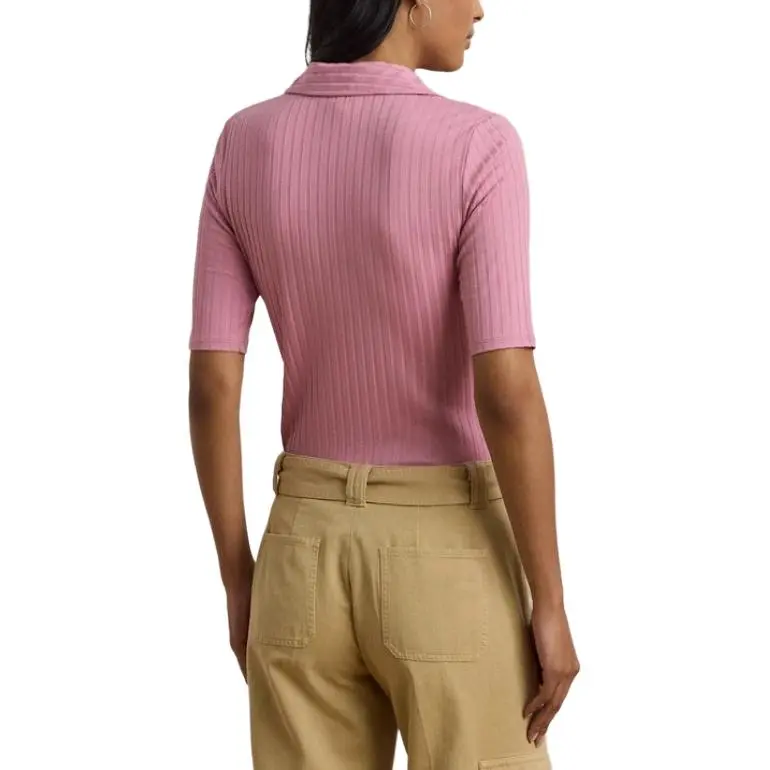 Polo Ralph Lauren SS25 Polo Shirt Women's Rose Pink-3
