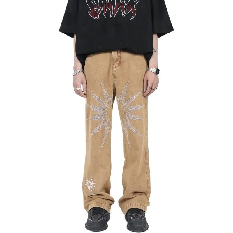 ACHIEVE ACHV Jeans Unisex Brown-3