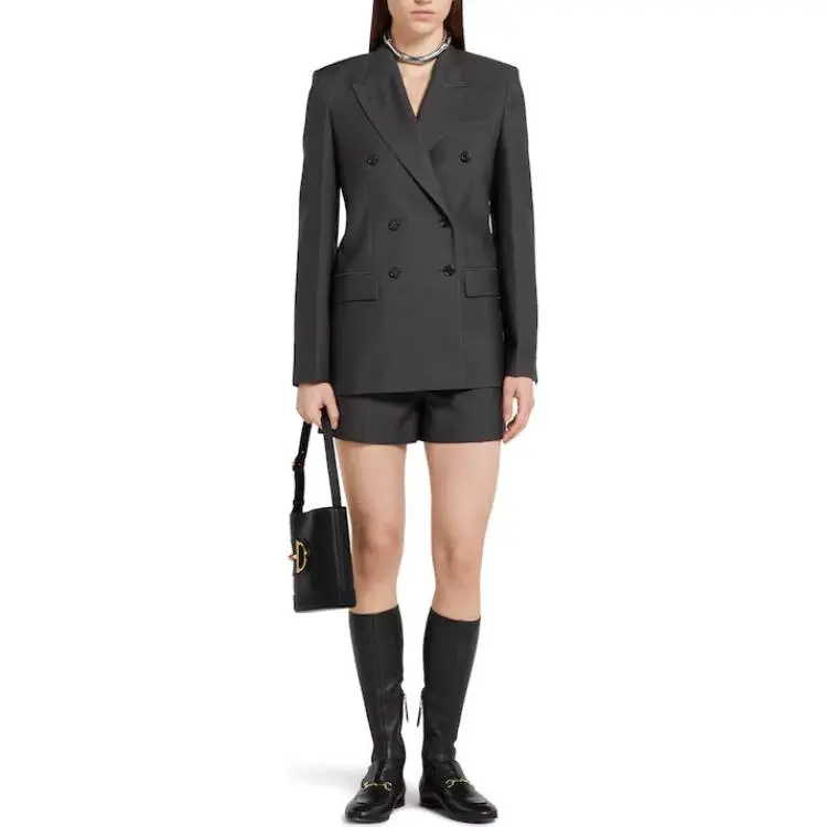 GUCCI Jackets Coats Women's Gray-2