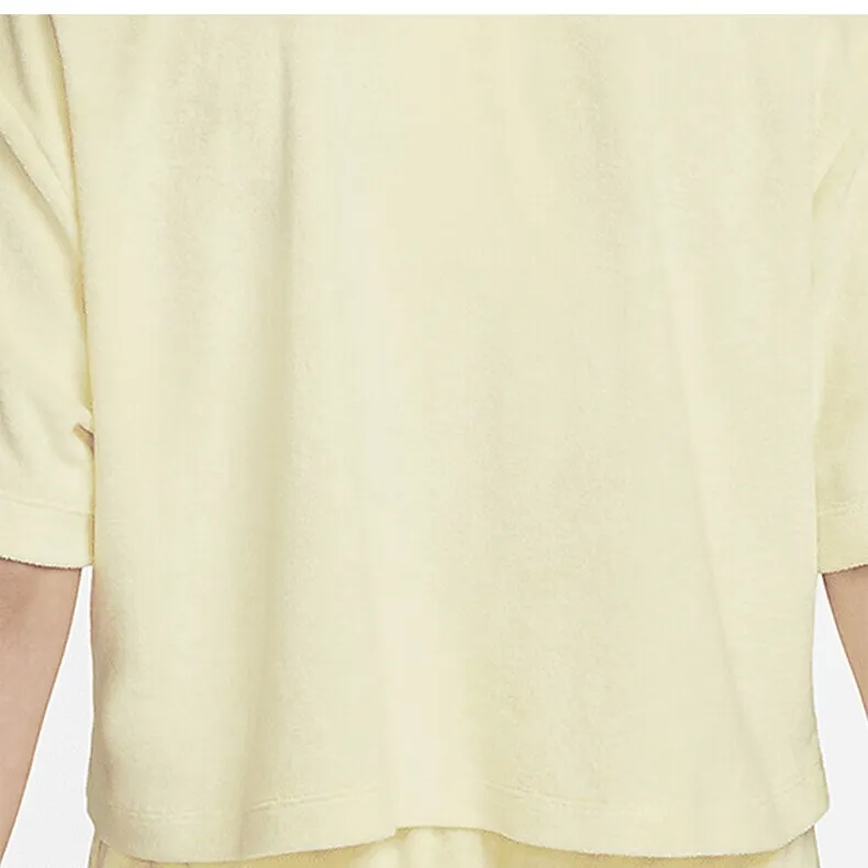 Nike T Shirt Women's Light Lemon Green-3