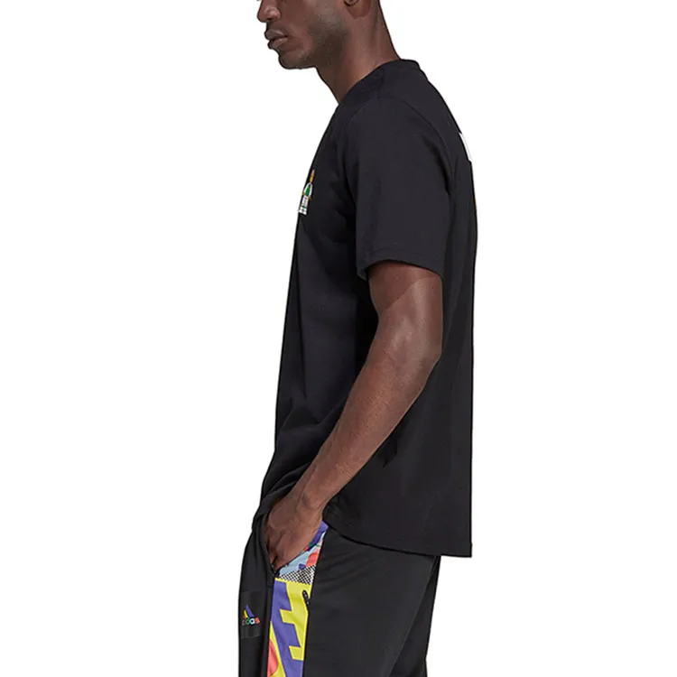 Adidas T Shirts Men Black-3