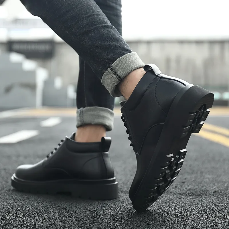 Mr. Thorn Tree Ankle Boots Short Unisex Black-2