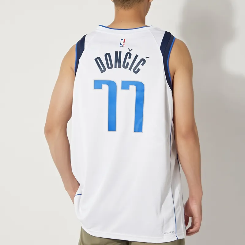 Dallas Mavericks Association Edition 2022/23 Men's Nike Dri-FIT NBA Swingman Jersey-4