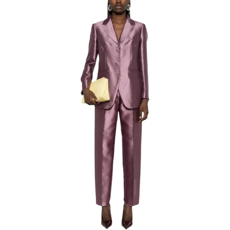 MaxMara Metallic Button Up Jacket-1