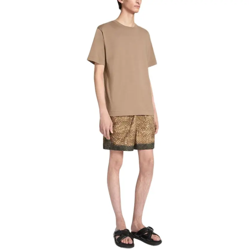 DRIES VAN NOTEN Pattern Printed Drawstring Swim Shorts-2