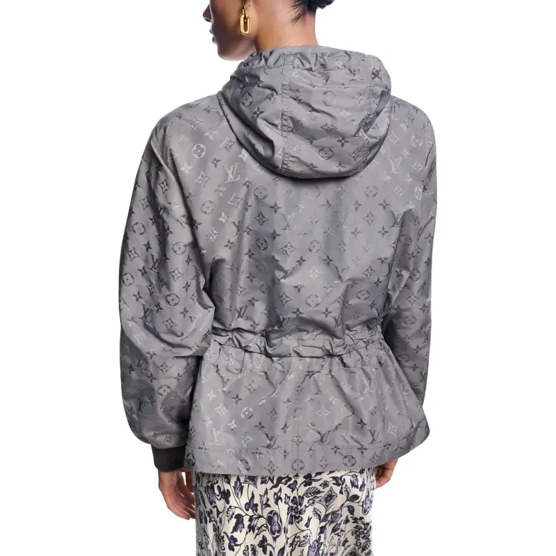 Lv Hooded Monogram Parka-3