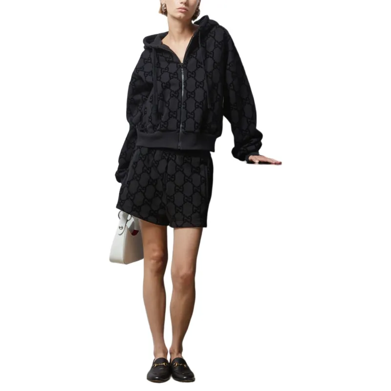 GUCCI Interlocking G Drawstring Shorts-1