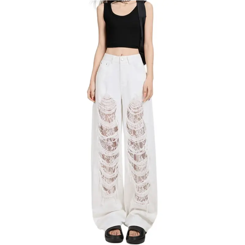 Concubine Zhu Jeans Women's Ecru-3