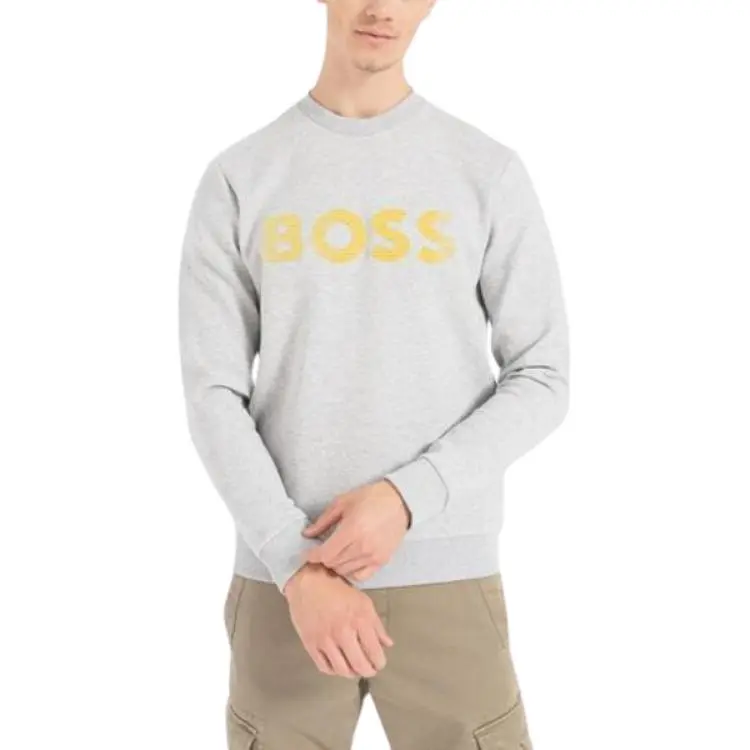 HUGO BOSS Sweatshirt Men's Gray-4