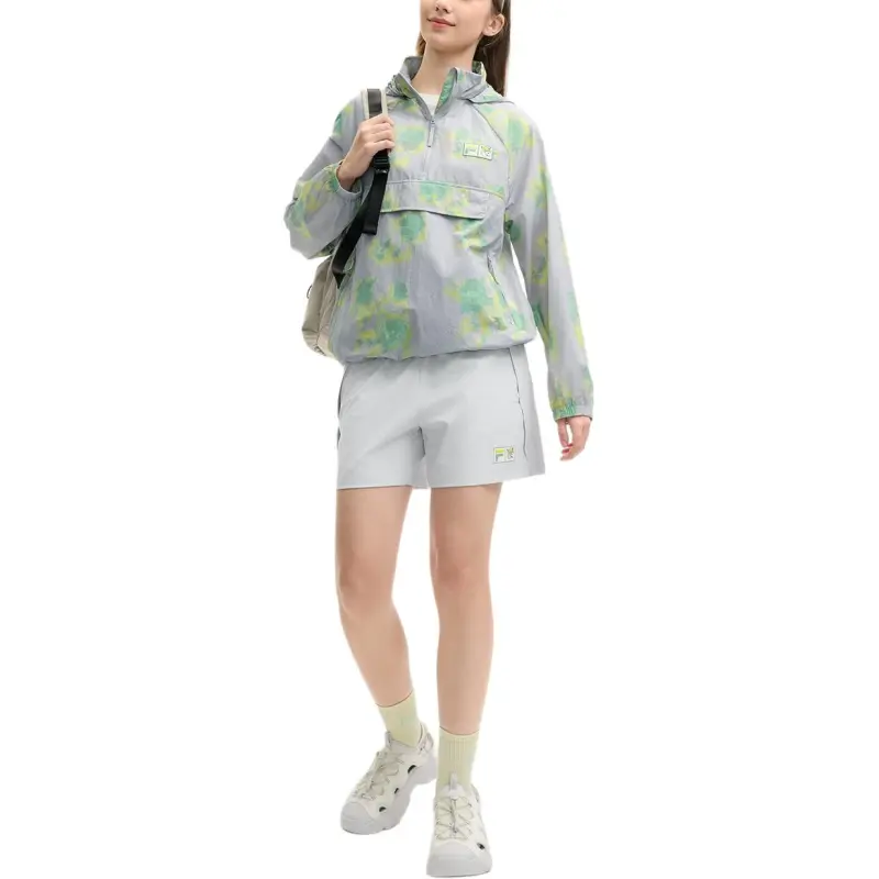 FILA x MAISON KITSUNE ORIGINALE Jacket Women's Rosemary Gray-5