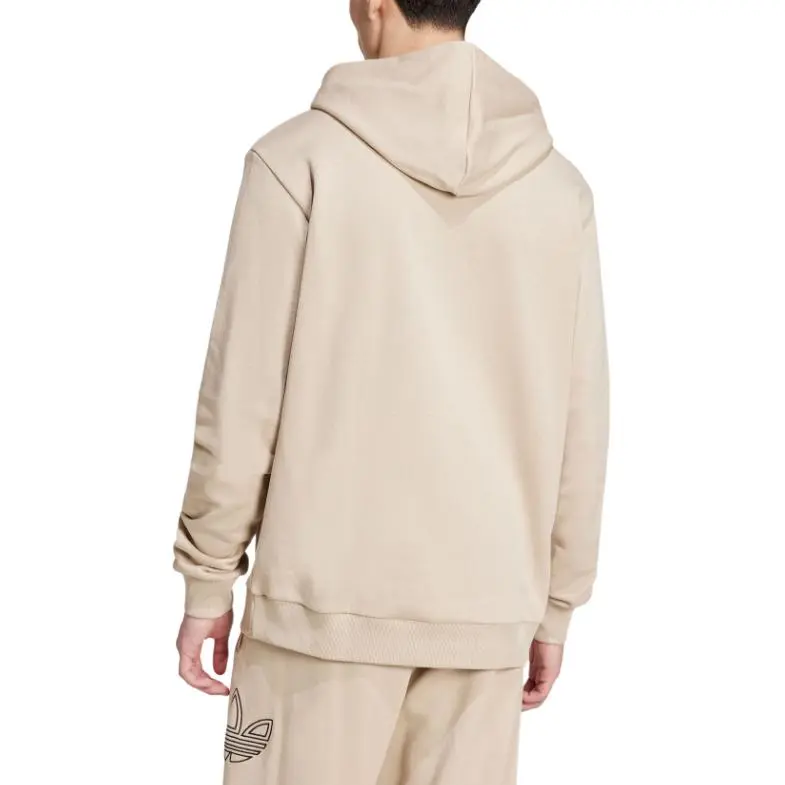 Adidas Originals Trefoil Hoodie FW24 Sweatshirt Men's Beige-2