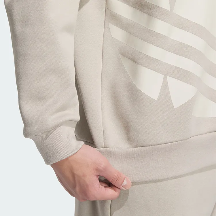 Adidas Originals Sweatshirt Unisex Preppy Silver Gray-5