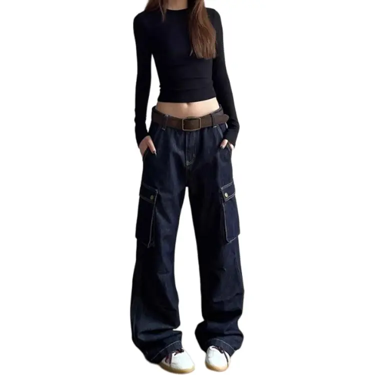 Concubine Zhu Jeans Unisex Dark Blue-2