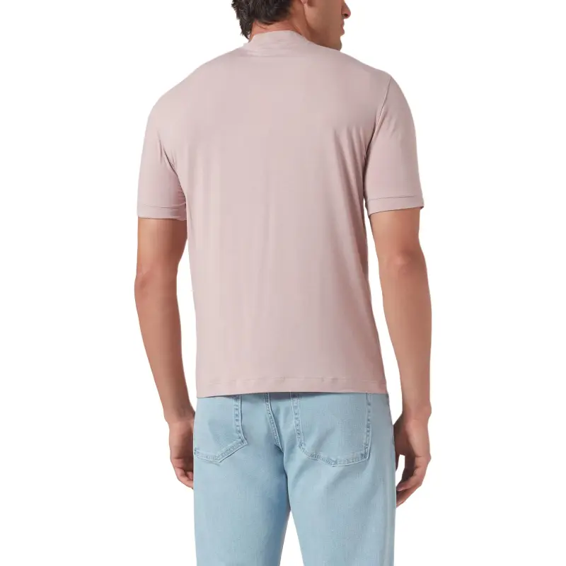 GIORGIO ARMANI Logo Embroidered Crewneck T Shirt-4