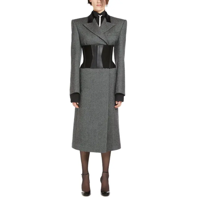 SportMa FW24 Coats Women's Dark Gray-1