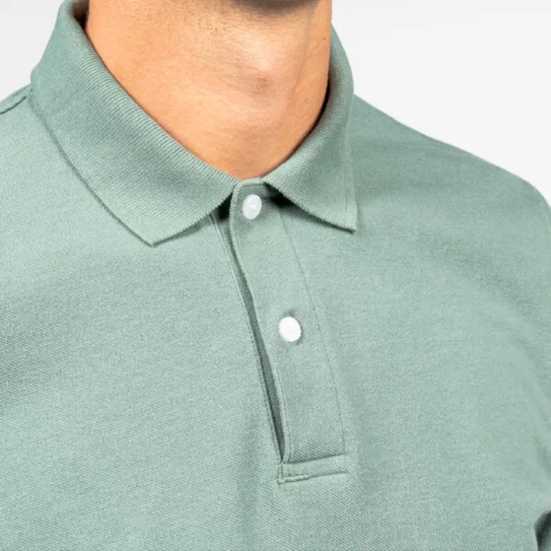 DECATHLON Polo Shirt Men's Green-3