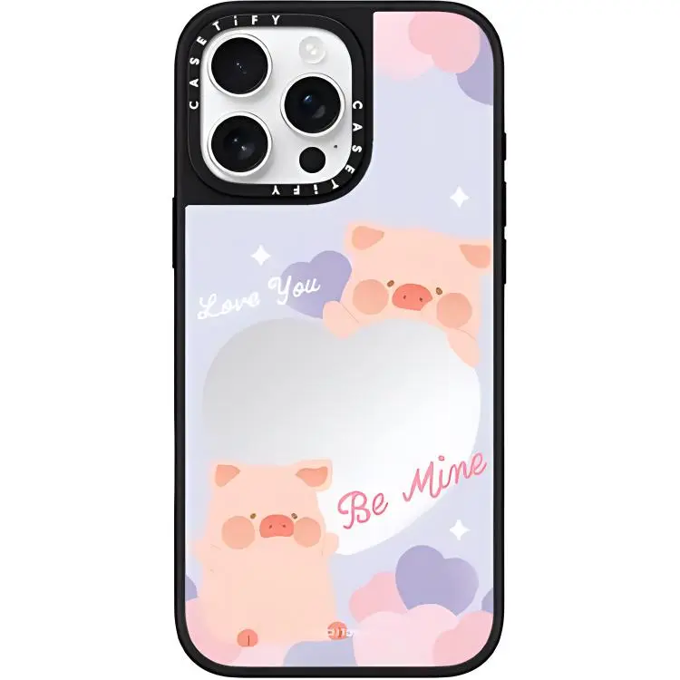 CASETIFY TPU Material Lulu Pig Phone Cases Compatibility With IPhone 16 Collection Cute Style-2
