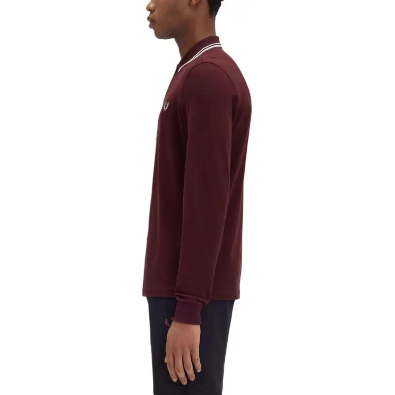 FRED PERRY FW24 Polo Shirt Men's Burgundy-3