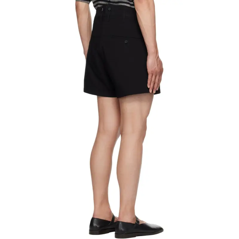 Yohji Yamamoto Casual Shorts Men's Black-1