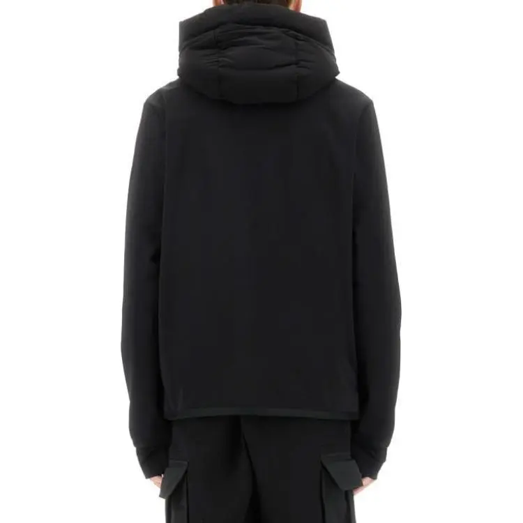 Moncler Logo Printed Hooded Down Jacket-4