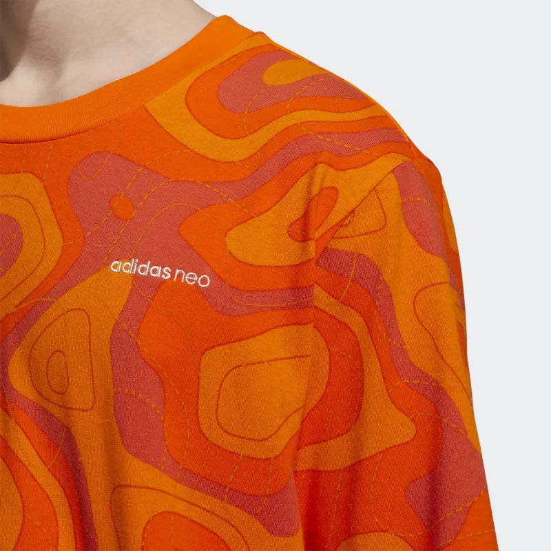Adidas Neo T Shirt Men's Orange-4
