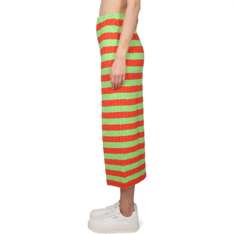 Sunnei Striped Long Skirt-2