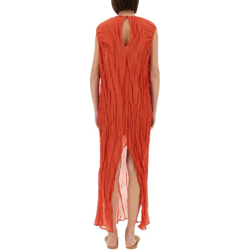 ALYSI Sleeveless Dress Women's Orange Red-1