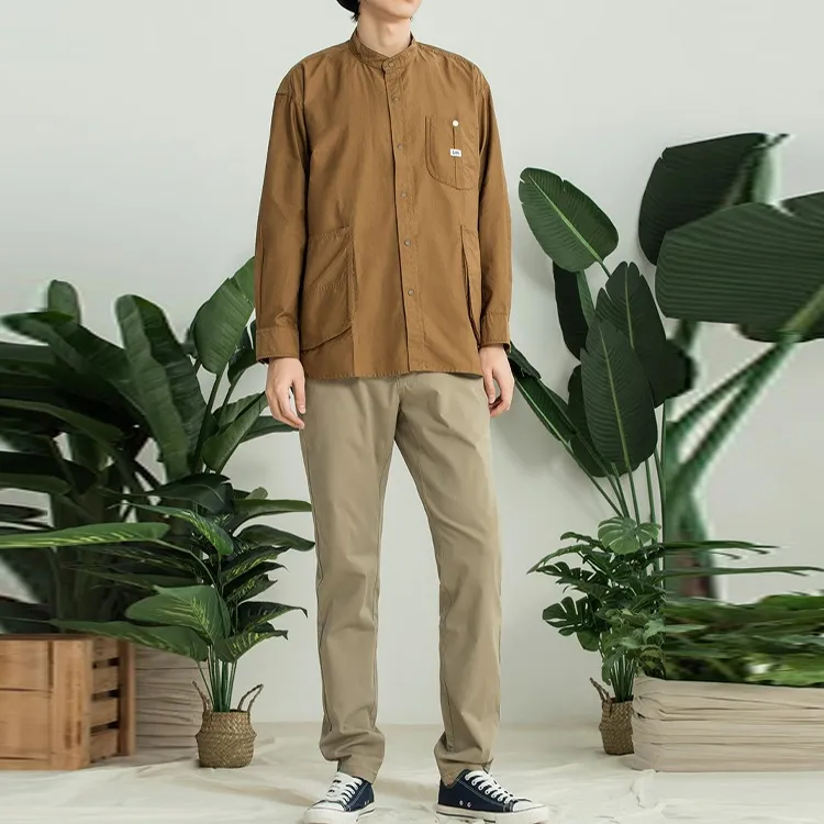 Lee Shirts Men Dark Brown-2