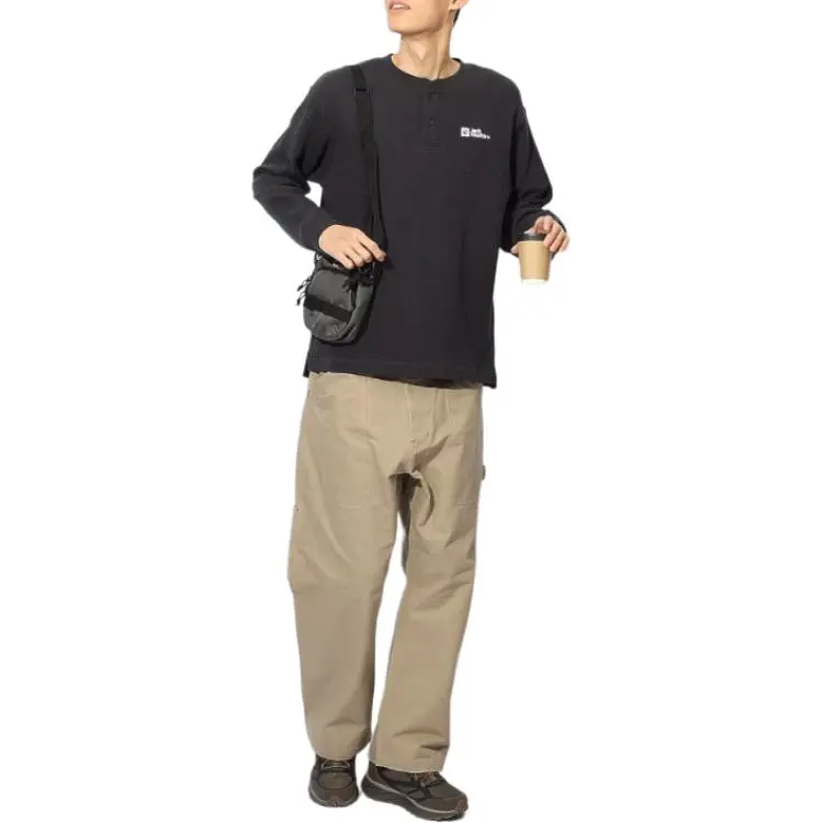Jack Wolfskin T Shirt Men's Dark Gray-4
