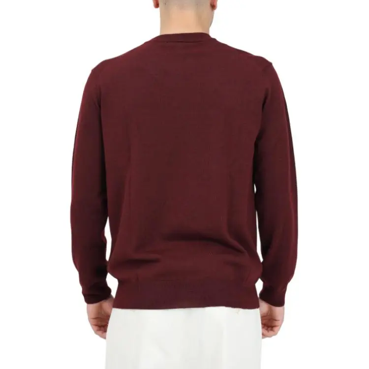 LACOSTE Logo Embroidered Crewneck Jumper-1