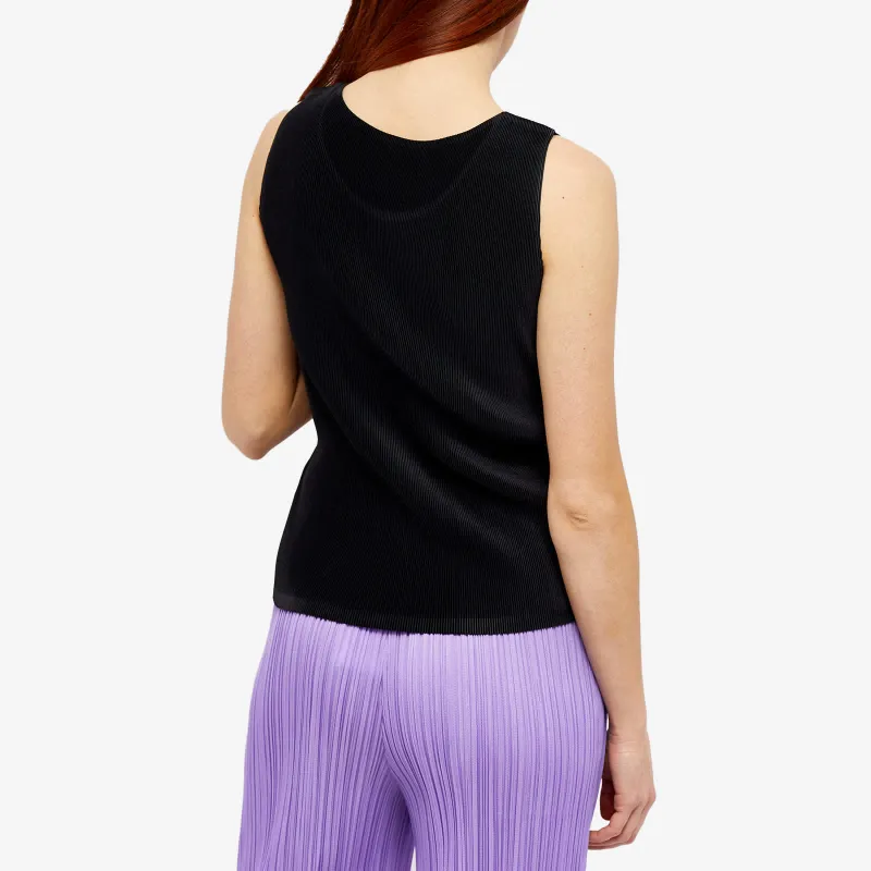 PLEATS PLEASE ISSEY MIYAKE Tank Tops Women's Black-2