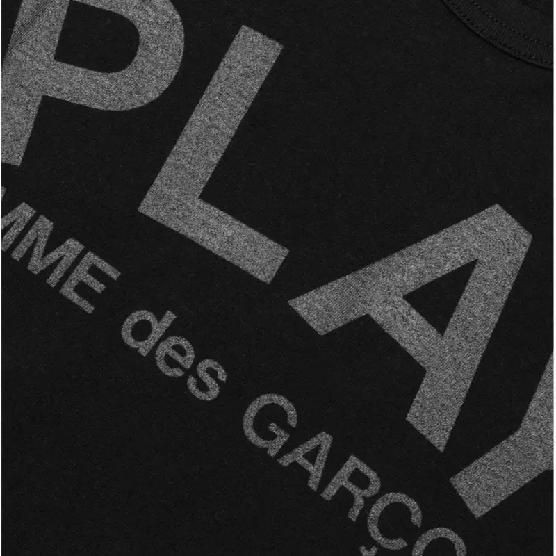 CDG Play T Shirts Men Black-2