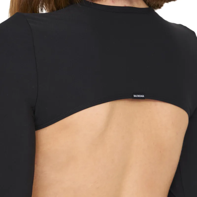 Balenciaga Cut Out Open Back Mini Dress-5