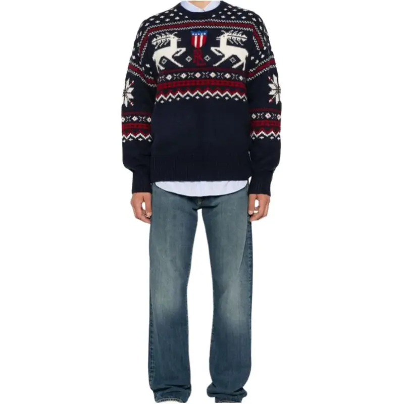 Polo Ralph Lauren Reindeer patterned Wool Sweater-2