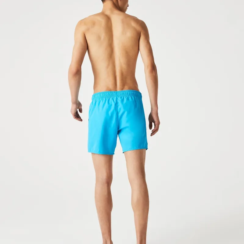 LACOSTE Logo-embroidered Swim Shorts-5