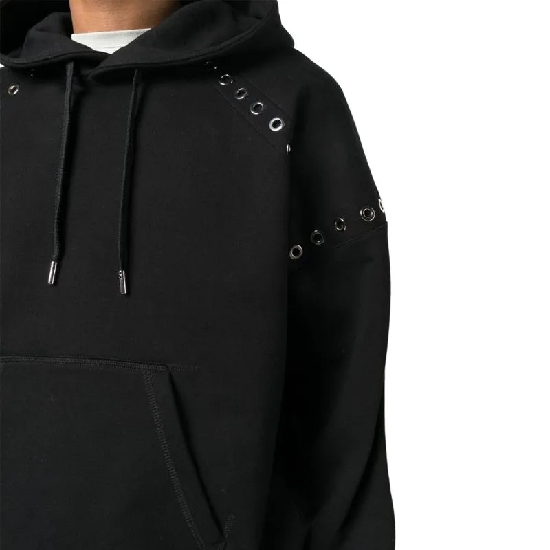 Alexander McQueen Eyelets Detailed Hoodie-4