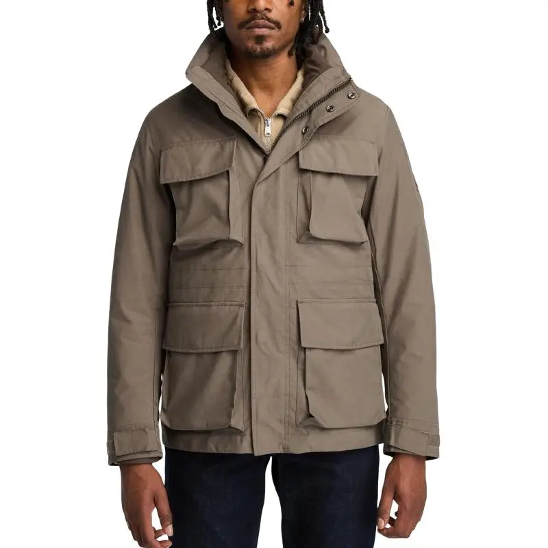 Timberland Water Resistant Windproof Breathable Windbreaker Jacket Men's Chocolate-3