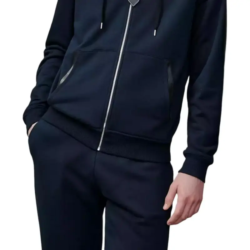HERMES Sweatshirts Men Dark Blue-4