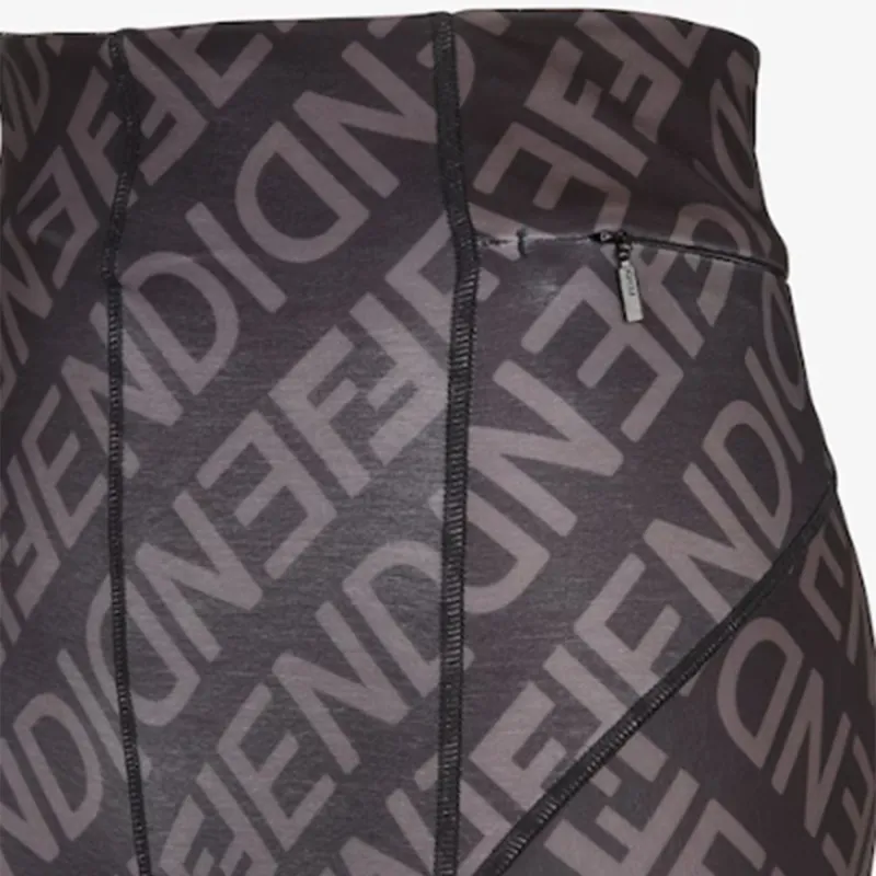FENDI Leggings Women's Black-4
