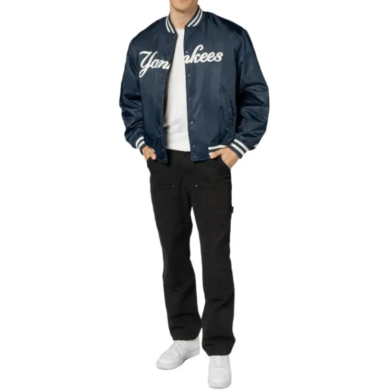 New Era Jackets Coats Unisex Marine Blue-3