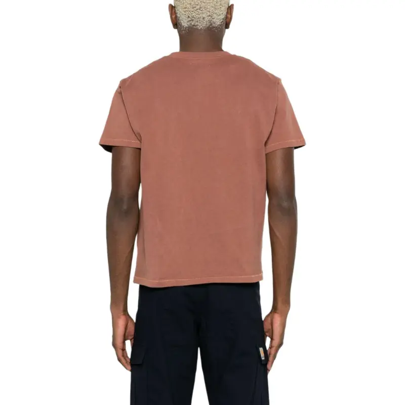 ERL Ripped Collar Skull Red Car T Shirt-3