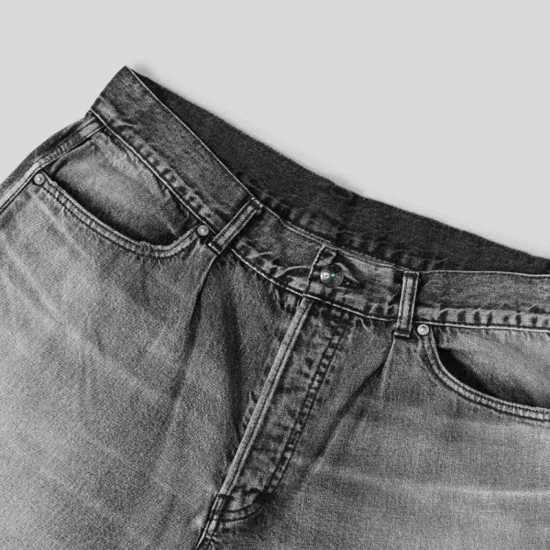 MADNESS Denim Shorts Men's Black-4