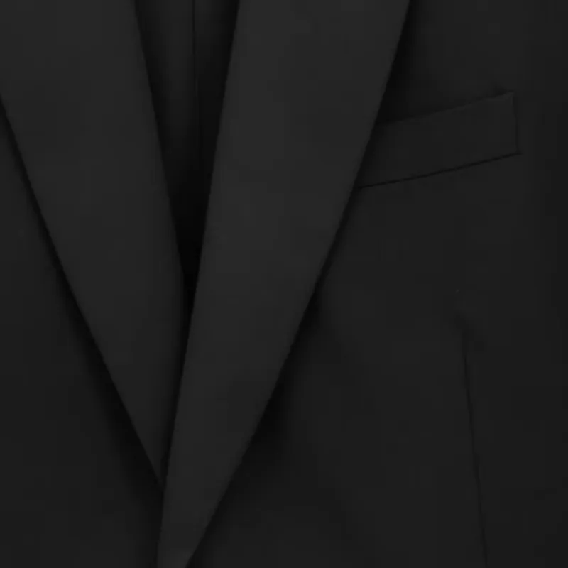 SAINT LAURENT Single Breasted Tuxedo Jacket-5
