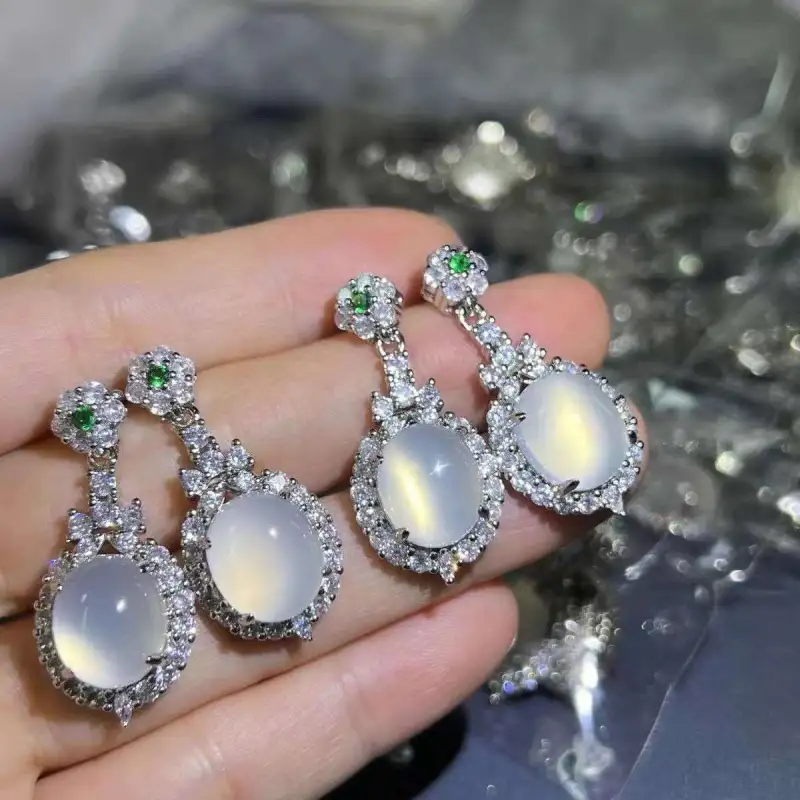 Grace Chalcedony Earrings Women's-2