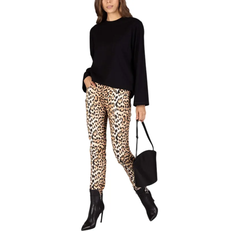 Roberto Cavalli Leopard print Jeans-4