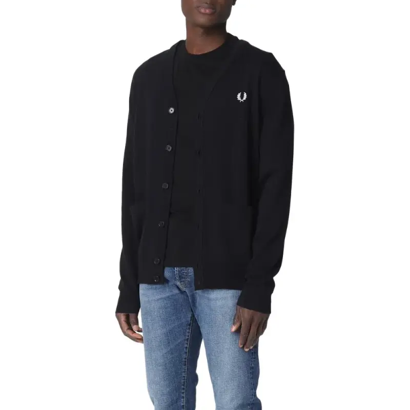 FRED PERRY Knitwear Men's Black-3