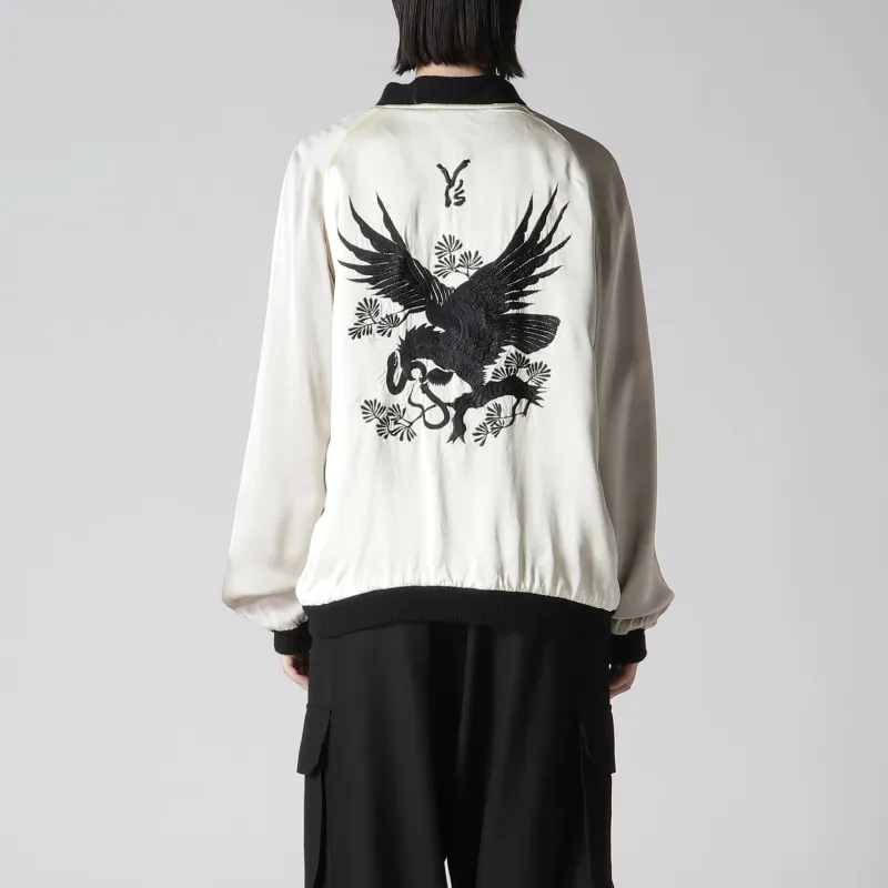 Yohji Yamamoto Sukajan Long-sleeves Bomber Jacket-7